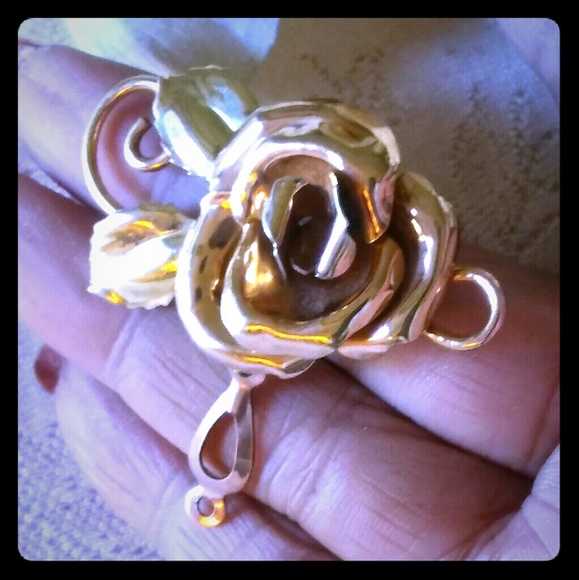 Antique Dorsons Rose Watch or Locket Brooch - Picture 2 of 8